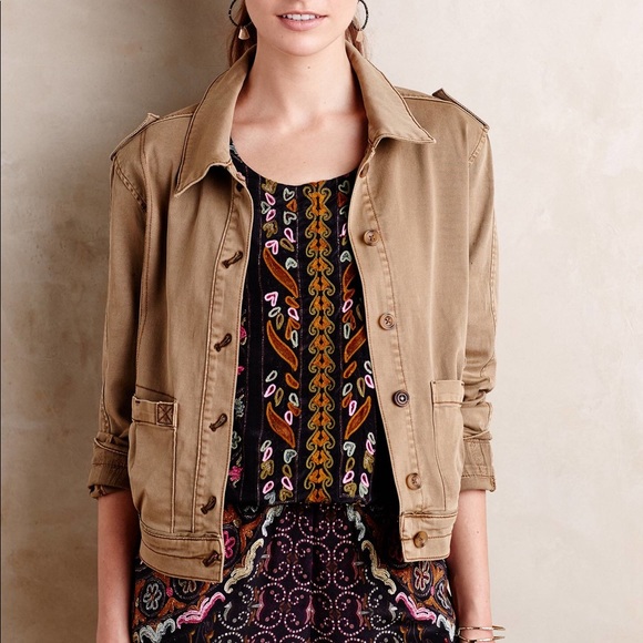 Anthropologie Jackets & Blazers - Anthropologie • Hei Hei Cropped Military Jacket